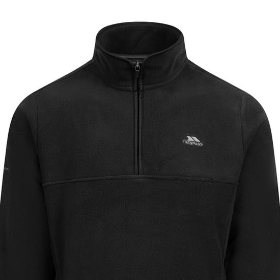 Trespass Mens Huntar Fleece Top (Black) - Image 3