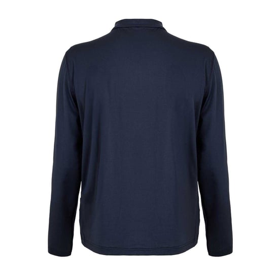 Boss Heren Performance-shirt met kwartritssluiting en lange mouwen (Marine) - Image 2