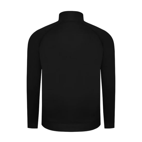 Lonsdale Mens Double Stripe Raglan Track Top (Black) - Image 3