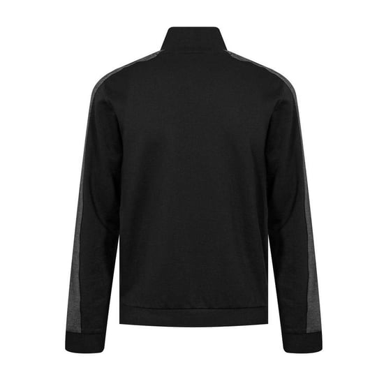 Boss Heren-trainingsjas met hoge kraag (Zwart/Goud) - Image 2