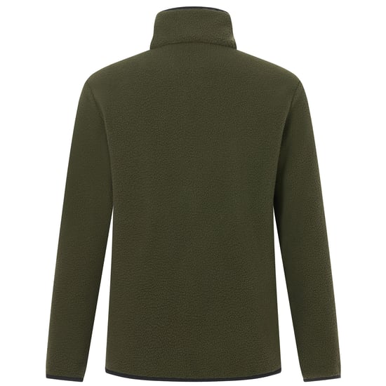Regatta Mens Frankie Borg Fleece Jacket (Dark Khaki/Black) - Image 3