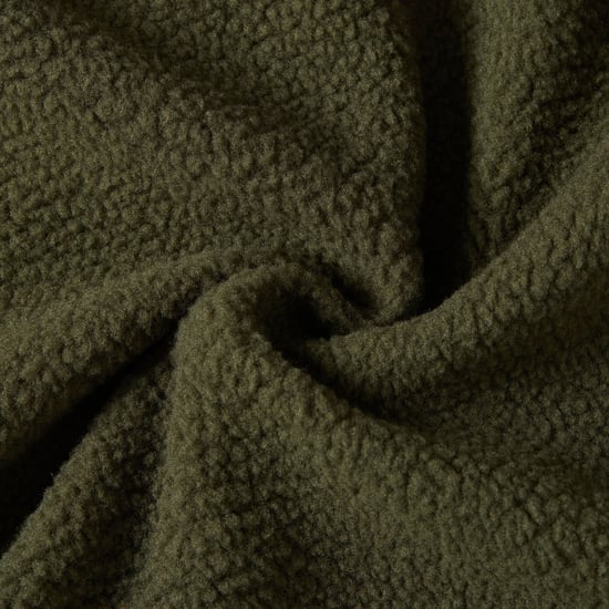 Regatta Mens Frankie Borg Fleece Jacket (Dark Khaki/Black) - Image 5