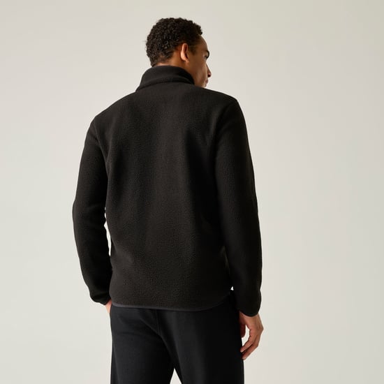 Regatta Mens Frankie Borg Fleece Jacket (Black) - Image 6