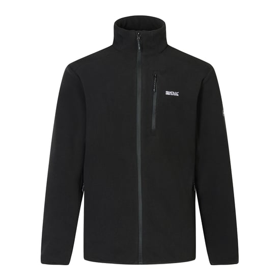 Regatta Heren Brinnden fleece met doorlopende ritssluiting (Zwart) - Image 1