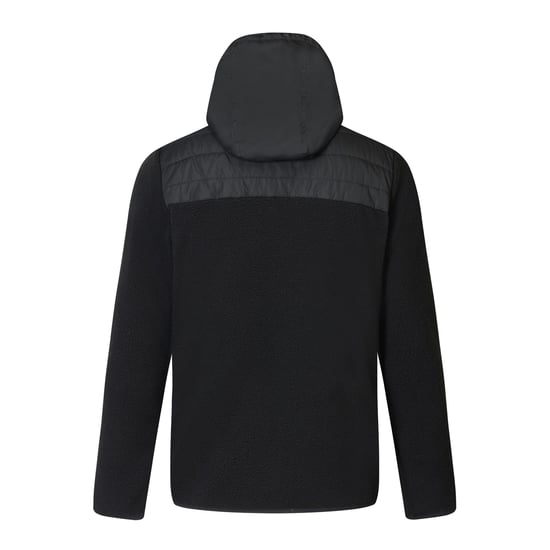 Regatta Mens Frankie Two Tone Borg Fleece Hybrid Jacket (Black) - Image 2