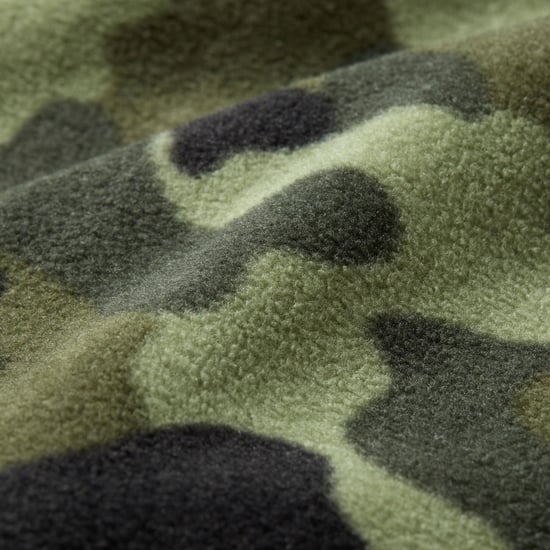 Regatta Mens Frankie Camouflage Fleece Jacket (Olive Night) - Image 5