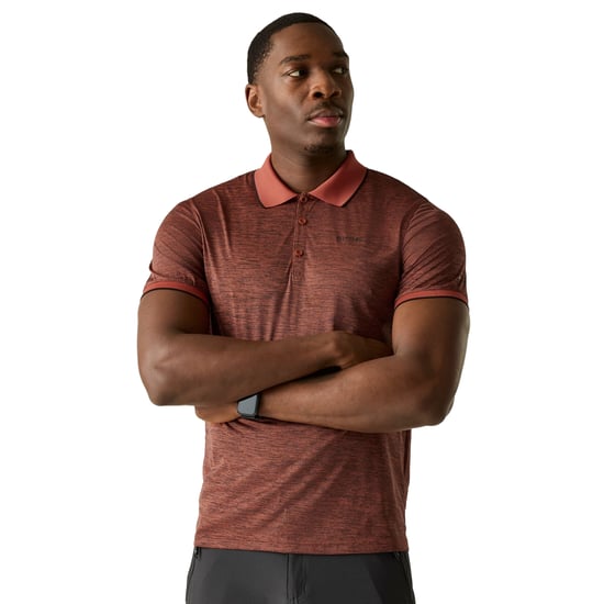 Regatta Heren Remex II Jersey Poloshirt (Baksteen) - Image 1