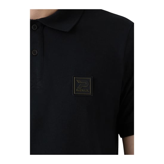 Patrick Mens Harrison Polo Shirt (Black) - Image 4