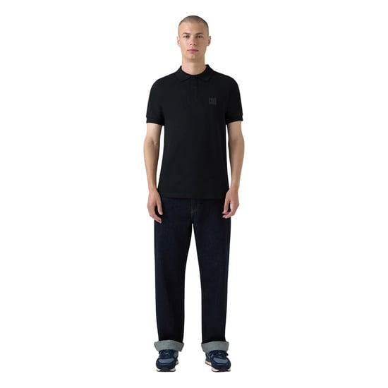 Patrick Mens Harrison Polo Shirt (Black) - Image 5