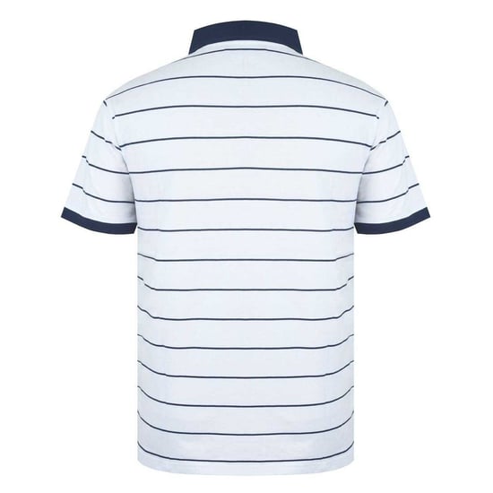 Giorgio Gestreepte poloshirt met zak voor heren (Wit, Marine) - Image 2