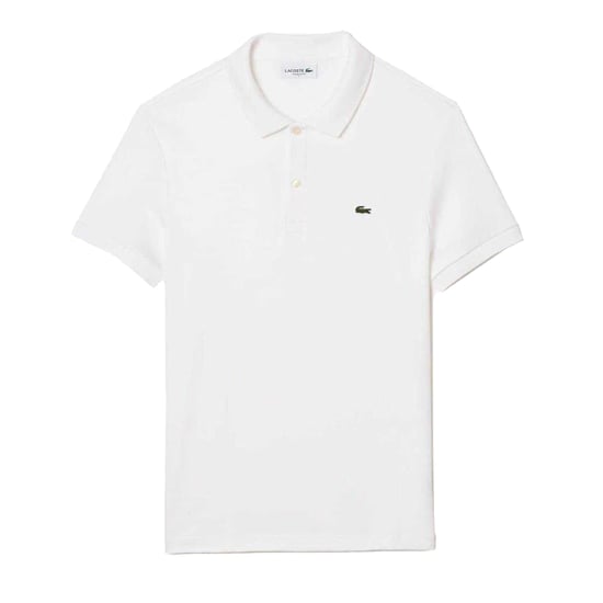 Lacoste Polohemd met korte mouwen van Pima-katoen voor heren (Wit) - Image 2