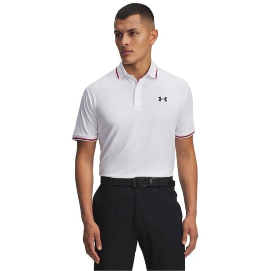 Under Armour Playoff 3.0-poloshirt voor heren (Wit) - Image 2