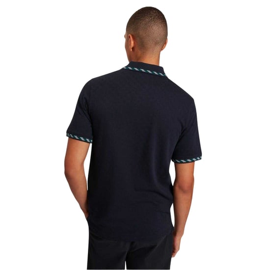 Ted Baker Jacquard-poloshirt met korte mouwen voor heren (Marine) - Image 5