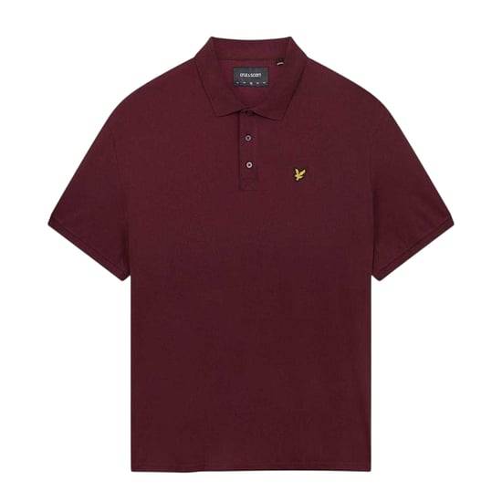 Lyle & Scott Herenpolo met korte mouwen (Bourgondië) - Image 2