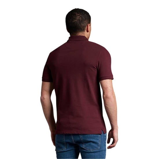 Lyle & Scott Herenpolo met korte mouwen (Bourgondië) - Image 3