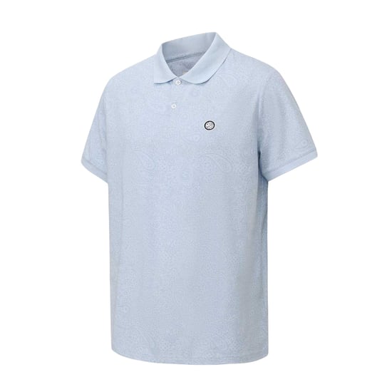 Pretty Green Heren Paisley Poloshirt (Marine) - Image 3