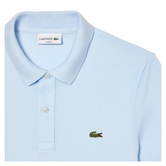 Lacoste Polohemd met korte mouwen van Pima-katoen voor heren (Blauw) - Image 4