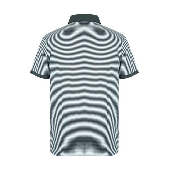 Giorgio Gestreepte poloshirt met zak voor heren (Houtskool/Wit) - Image 2