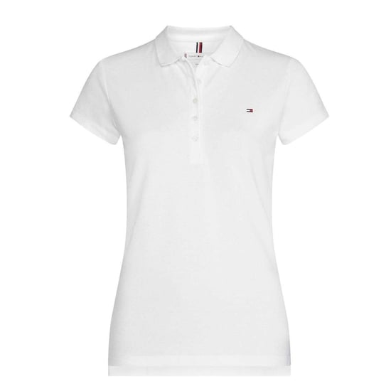 Tommy Hilfiger Heritage slim-fit poloshirt met korte mouwen voor dames (Wit) - Image 2