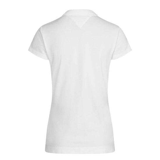 Tommy Hilfiger Heritage slim-fit poloshirt met korte mouwen voor dames (Wit) - Image 3