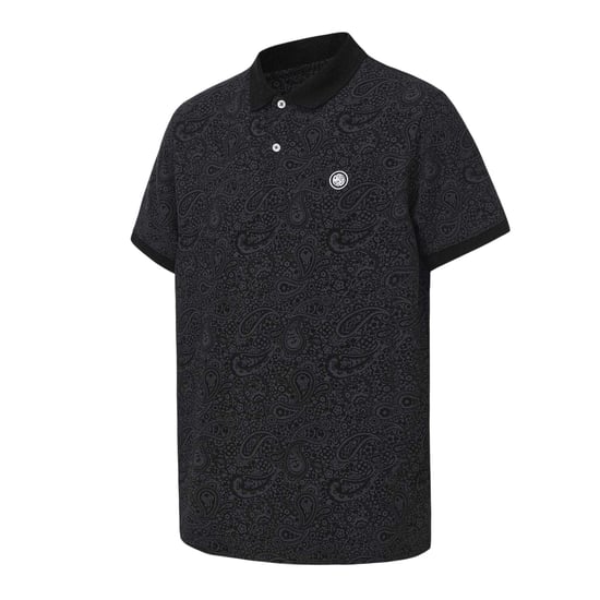 Pretty Green Heren Paisley Poloshirt (Zwart) - Image 3