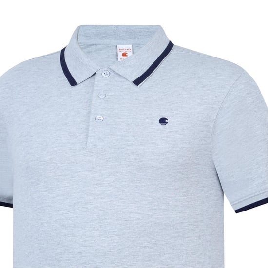 SoulCal Signature-poloshirt voor heren (Grijze Mergel) - Image 5