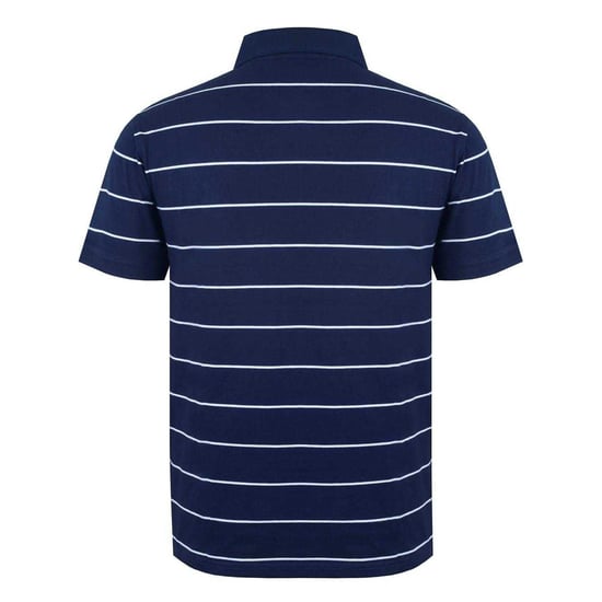 Giorgio Gestreepte poloshirt met zak voor heren (Marine, Wit) - Image 2