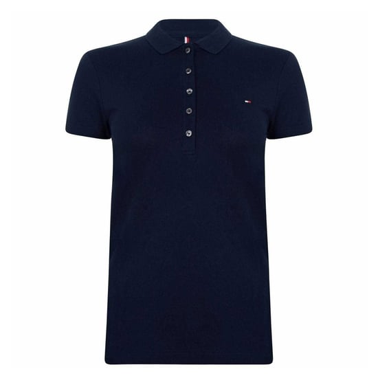 Tommy Hilfiger Heritage slim-fit poloshirt met korte mouwen voor dames (Middernacht) - Image 2