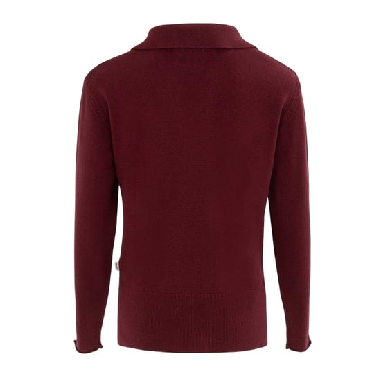 SoulCal Acrylpoloshirt voor dames (Bourgondië) - Image 2