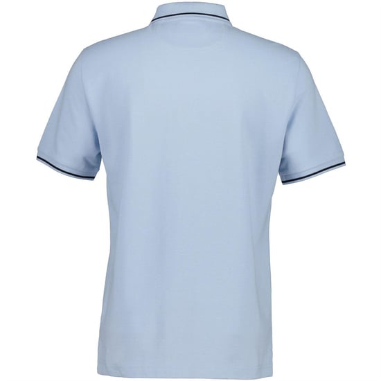 Gant Mens Regular Short-Sleeved Polo Shirt (Fresh Blue) - Image 2