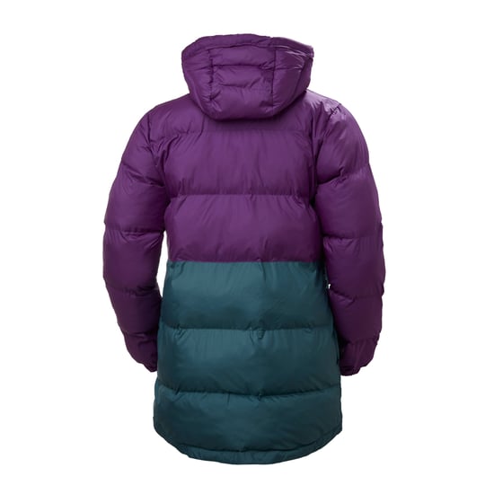 Helly Hansen P&C Womens Teal/Purple Puffer Parka Jacket - Image 2
