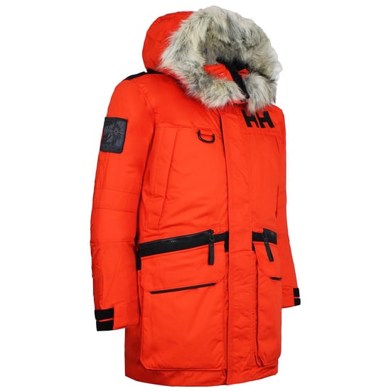 Helly Hansen Arctic Mens Orange Patrol Parka Jacket - Image 2