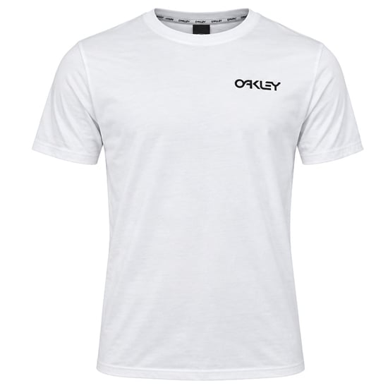 Oakley Medusa Advertising USA Mens White T-Shirt - Image 1