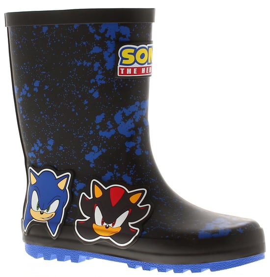 Sonic Younger Childrens Wellies Sonic Welly black - Image 1