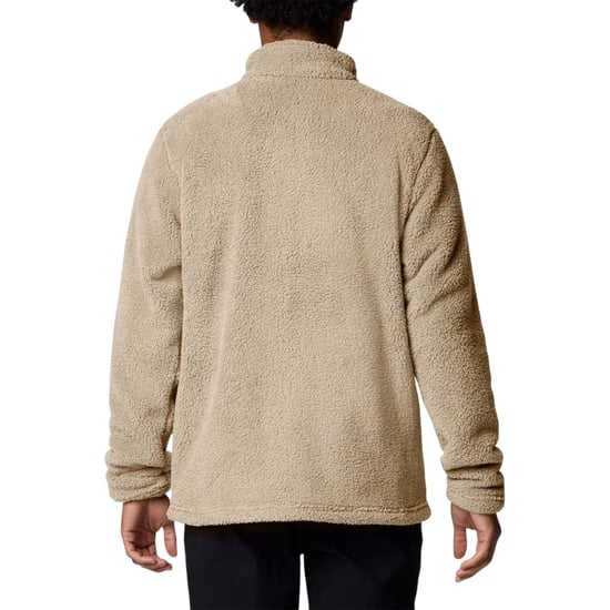 Columbia Mens Logo Full Zip Long-Sleeved Fleece Jacket (Fossil) - Image 3