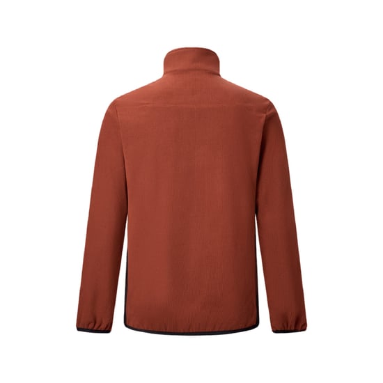 Regatta Mens Eadle Logo Full Zip Fleece (Burnt Henna/Black) - Image 3