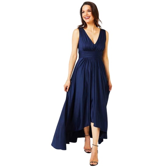 Biba Maxijurk met asymmetrische zoom voor dames (Marine) - Image 2