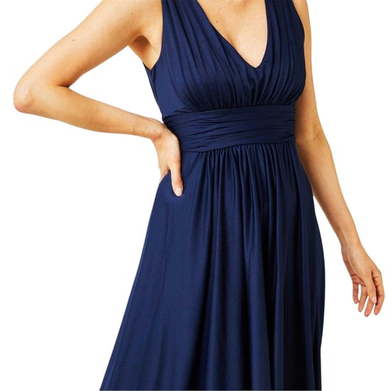 Biba Maxijurk met asymmetrische zoom voor dames (Marine) - Image 4