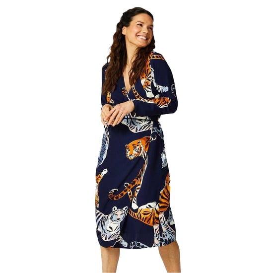 Biba Wikkeljurk met tijgerprint voor dames (Veelkleurig) - Image 2