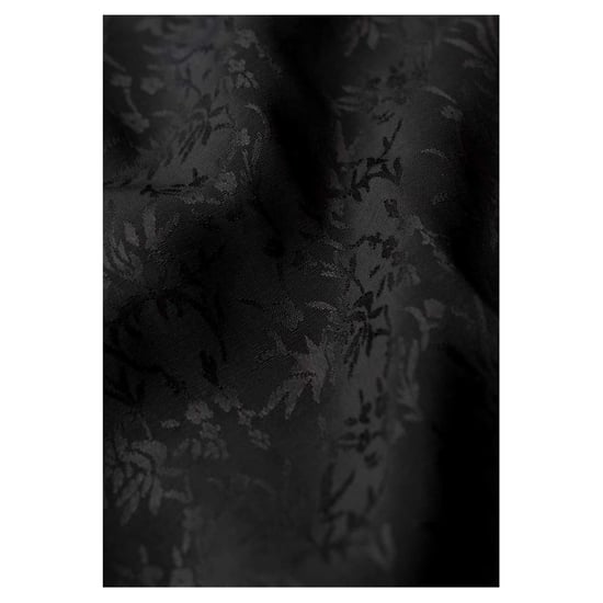 Superdry Damesjurk met bloemenprint, V-hals en korte mouwen, in wikkelstijl (Zwart) - Image 4