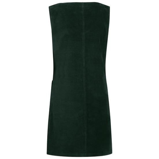 Trespass Womens/Ladies Tarissa Corduroy Pinafore Dress (Dark Green) - Image 3