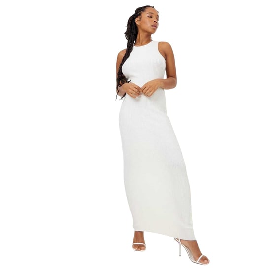 Jack Wills Womens/Ladies Knitted Racer Maxi Dress (Vintage White) - Image 2