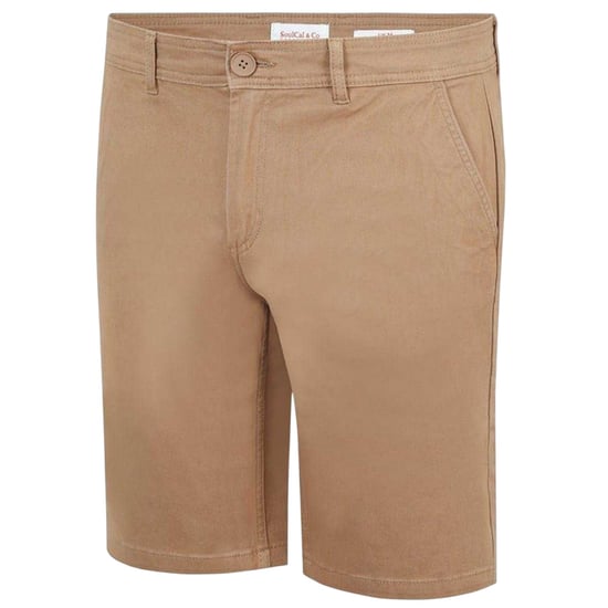 SoulCal Heren Chino Shorts (Donker zand) - Image 3