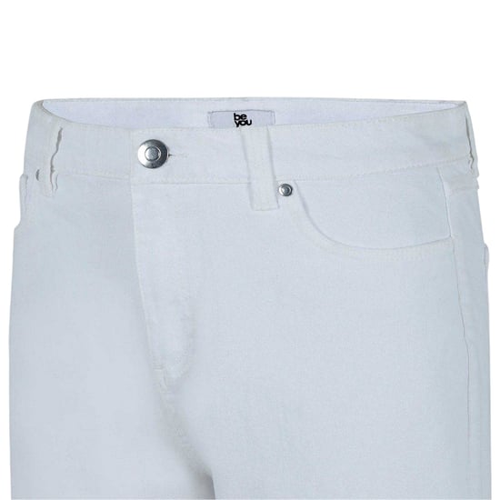 Be You Dames/Dames Denim Jean Shorts (Wit) - Image 3