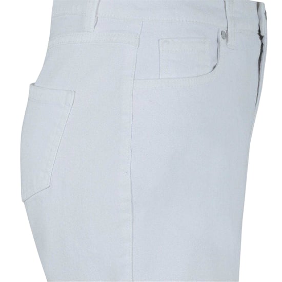Be You Dames/Dames Denim Jean Shorts (Wit) - Image 4