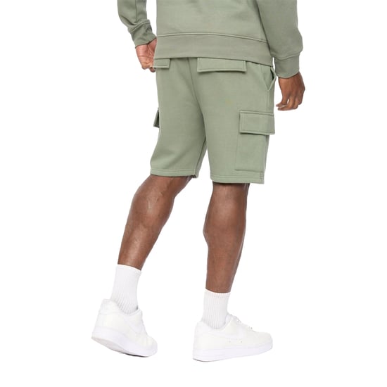 Crosshatch Bardon-cargoshorts för män (Olive) - Image 5