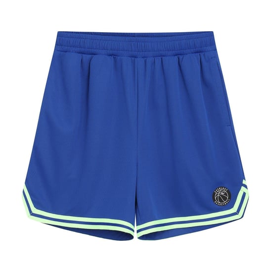 Everlast BB100 basketbalshort van mesh voor kinderen (Blauw/Groen) - Image 1