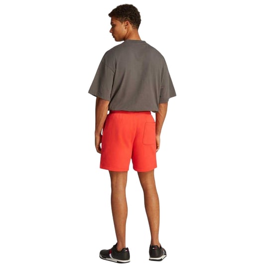 Tommy Jeans Heren Flagbeach-short van polykatoen met logo (Oranje) - Image 3