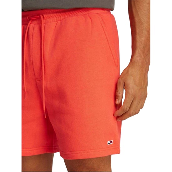 Tommy Jeans Heren Flagbeach-short van polykatoen met logo (Oranje) - Image 4
