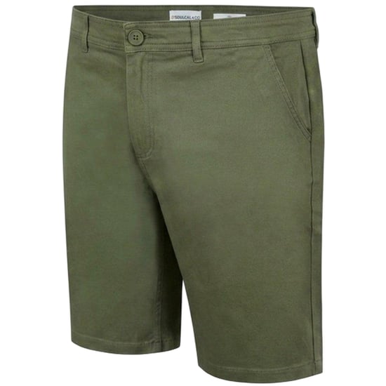 SoulCal Heren Chino Shorts (Kaki Groen) - Image 4